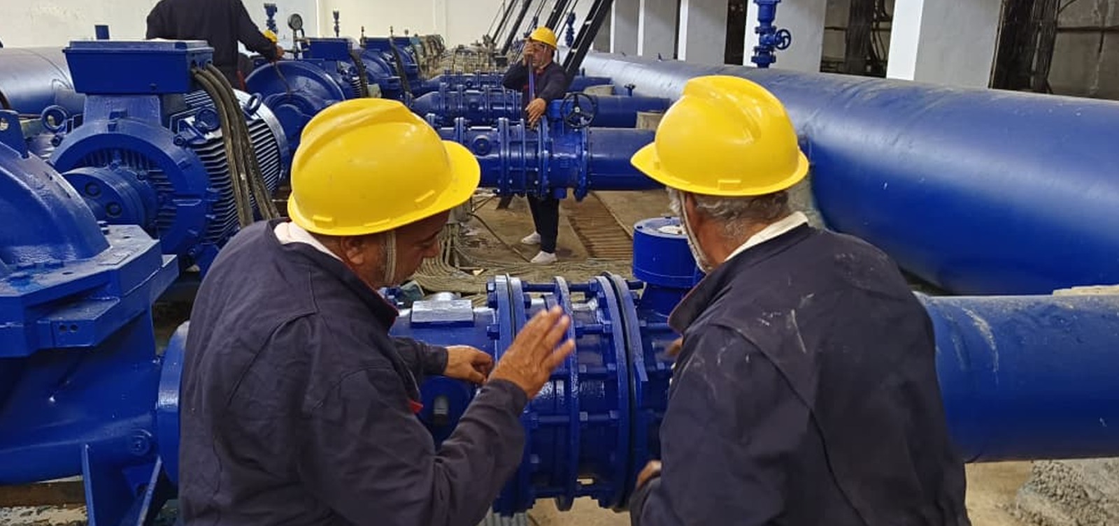 Continued Rehabilitation of the Allouk Water Station Ahead of Trial Pumping Operations