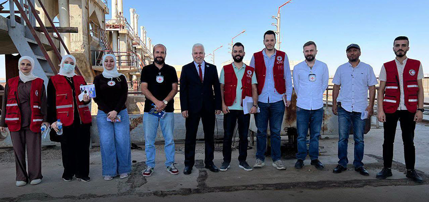 New operational equipment is being supplied to the Euphrates Dam, enhancing its technical readiness and ensuring the continued operation of its vital facilities