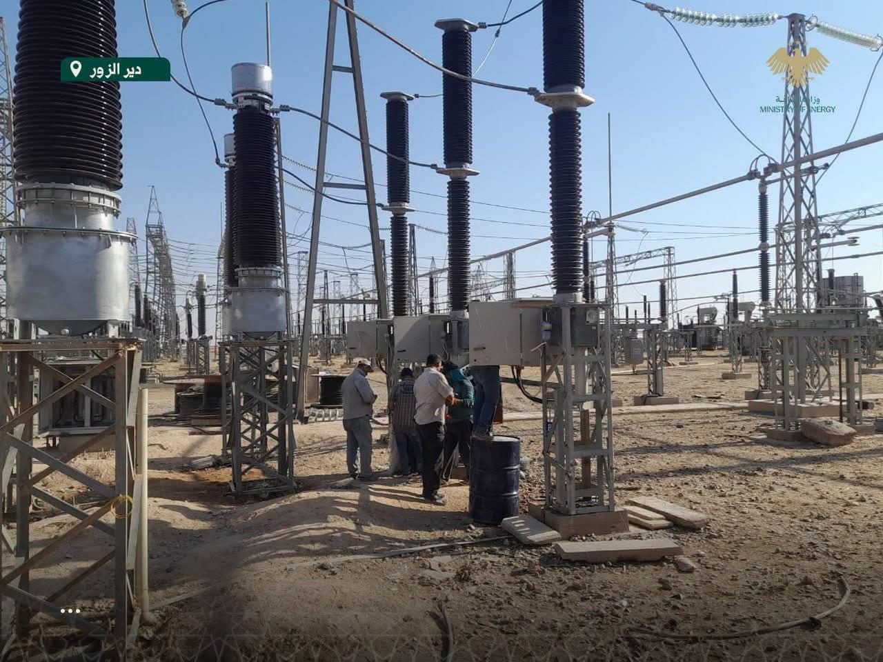 A New Power Transformer Enters Service in Deir ez-Zor